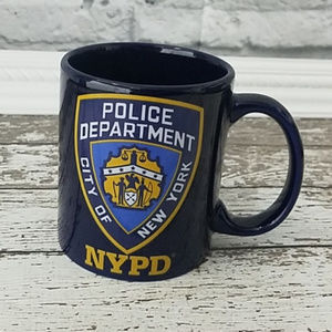 Blue NYPD Coffee Mug Cup